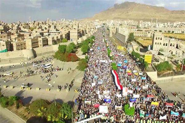 Yemenis Rally in Sana’a to Condemn Saudi Aggression