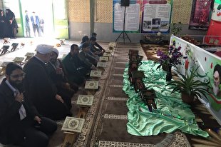 کاروان قرآنی انقلاب به عنبرآباد کرمان رسید
