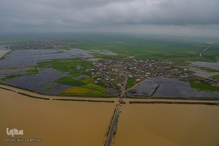 «آق‌قلا» هشت روز زیر آب