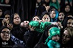 برگزاری مراسم شیرخوارگان حسینی در حسینیه امام مهدی اهواز