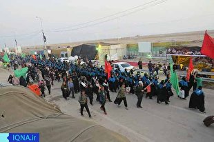 جلوه‌گری شور حسینی در مرز شلمچه