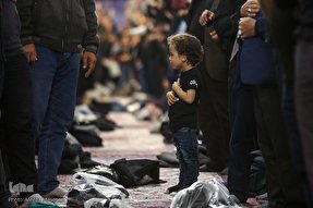 مراسم عزاداری شب اربعین حسینی در رواق امام خمینی حرم مطهر رضوی