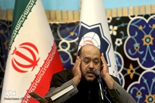 فیلم | تلاوت کریم منصوری در هفتم آیت‌الله تسخیری