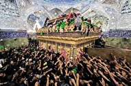 فیلم | انبوه زائران اربعین گرد ضریح عشق