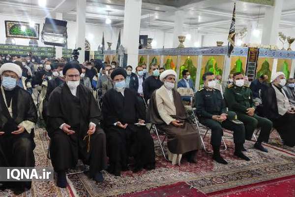 عزاداری اهالی روستای هفت شهیدان در سوگ شهادت امام کاظم(ع) + عکس