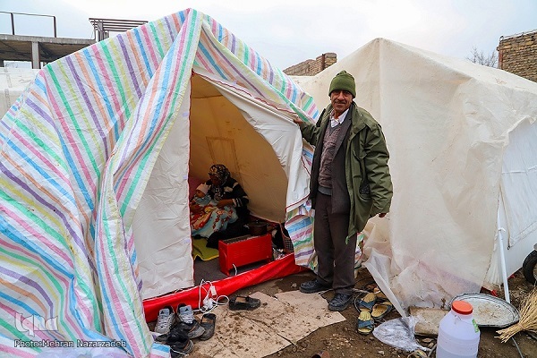 فعالیت ویژه 72 گروه جهادی در مناطق زلزله‌زده خوی