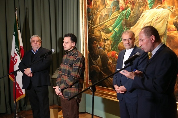 افتتاح نمایشگاه حسن روح الامینی در موزه هنرهای شرقی مسکو