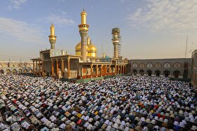 اقامه نماز عید سعید فطر در آستان مقدس کاظمیه