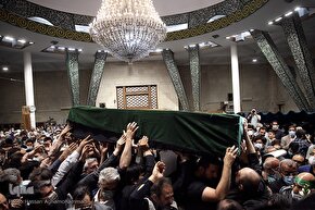 تشییع پیکر آیت الله سید عبدالله فاطمی‌نیا(ره)