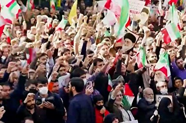 فیلم | مراسم یوم‌الله ۱۳ آبان در تهران