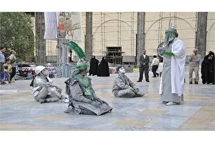 اجرای زندگینامه شهدای هسته‌ای در نمایشگاه قرآن