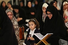 برگزاری محفل جزء‌خوانی قرآن در مهدیه اردبیل