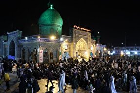 عکس | مراسم احیای شب ۲۳ رمضان در حرم سید جلال اشرف