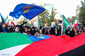 تجمع مردم تهران در حمایت از حمله به رژیم صهیونیستی