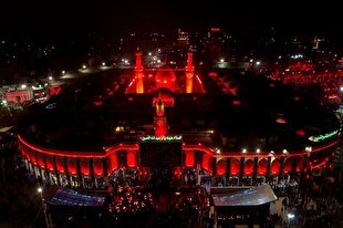 مراسم شام غریبان در کربلا + عکس و فیلم 