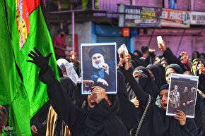 تجمع مردم کشمیر در محکومیت ترور سید حسن نصرالله