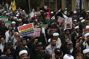 خروش مردم قم در محکومیت ترور سید حسن نصرالله