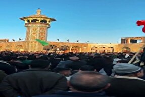 فیلم | عزاداری زائران بانوی کرامت در شهادت حضرت فاطمه(س)