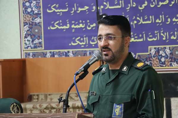 سرگرد پاسدار حسین آرامش معاون بسیج مساجد و محلات سپاه روح‌الله استان مرکزی