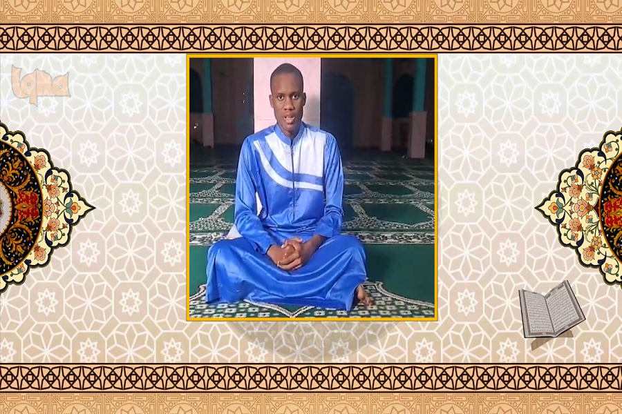 تلاوت آیات فتح با ترتیل‌خوانی قاری ساحل عاج