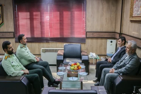 دیدار فرمانده انتظامی استان مرکزی با مدیرکل آموزش و پرورش استان