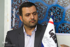 محسن مرادی، معاون فرهنگی جهاد دانشگاهی استان مرکزی/عکاس:زهرا بهرامی