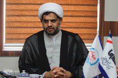 حجت‌الاسلام حسین دلاوری مدیر کل اداره اوقاف و امور خیریه استان مرکزی/عکاس:زهرا بهرامی