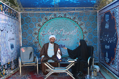 میهمانان ایکنا در چهل‌و‌یکمین دوره مسابقات قرآن استان مرکزی/حجت الاسلام دلاوری مدیر کل اوقاف و امور خیریه استان مرکزی