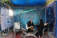 میهمانان ایکنا در چهل‌و‌یکمین دوره مسابقات قرآن استان مرکزی/خانم محبی داور مسابقات