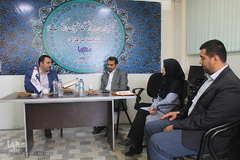 بازدید مدیر کل آموزش و پرورش و رئیس اداره قرآنی اوقاف از ایکنای مرکزی/عکاس: زهرا بهرامی