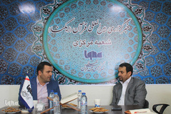 بازدید مدیر کل آموزش و پرورش و رئیس اداره قرآنی اوقاف از ایکنای مرکزی/عکاس: زهرا بهرامی