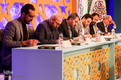 رقابت متسابقان رشته حفظ ۱۰ جزء، ۲۰ جزء و ترتیل مسابقات سراسری قرآن - اراک/عکاس:طاها نظیری