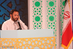 رقابت متسابقان رشته حفظ ۱۰ جزء، ۲۰ جزء و ترتیل مسابقات سراسری قرآن - اراک/عکاس:طاها نظیری