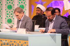 رقابت متسابقان رشته حفظ ۱۰ جزء، ۲۰ جزء و ترتیل مسابقات سراسری قرآن - اراک/عکاس:طاها نظیری