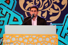 رقابت متسابقان رشته حفظ ۱۰ جزء، ۲۰ جزء و ترتیل مسابقات سراسری قرآن - اراک/عکاس:طاها نظیری