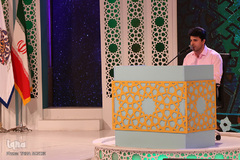 رقابت متسابقان رشته حفظ ۱۰ جزء، ۲۰ جزء و ترتیل مسابقات سراسری قرآن - اراک/عکاس:طاها نظیری