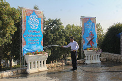 حال‌و‌هوای کوه‌ نور قبل از آغاز مسابقات بخش بانوان/عکاس:زهرا بهرامی