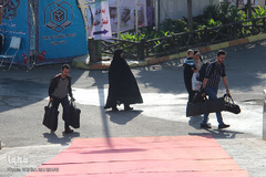 حال‌و‌هوای کوه‌ نور قبل از آغاز مسابقات بخش بانوان/عکاس:زهرا بهرامی