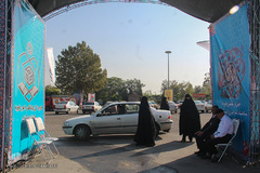 حال‌و‌هوای کوه‌ نور قبل از آغاز مسابقات بخش بانوان/عکاس:زهرا بهرامی