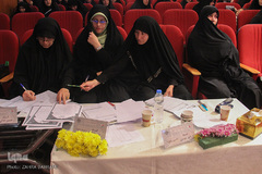 رقابت‌ رشته‌های تفسیر و دعاخوانی بخش بانوان مسابقات قرآن/عکاس:زهرا بهرامی