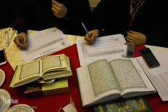 رقابت‌ رشته‌های حفظ بخش بانوان مسابقات قرآن - اراک/عکاس:زهرا بهرامی