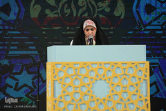 رقابت رشته قرائت بخش بانوان مسابقات سراسری قرآن/عکاس:زهرا بهرامی