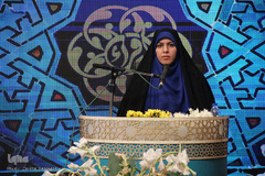 رقابت رشته قرائت بخش بانوان مسابقات سراسری قرآن/عکاس:زهرا بهرامی