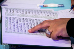 رقابت رشته قرائت بخش بانوان مسابقات سراسری قرآن/عکاس:زهرا بهرامی