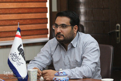 غفاری مسئول کمیته تبلیغات مسابقات/عکاس:زهرا بهرامی