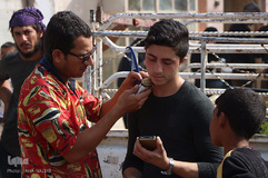 راهپیمایی اربعین حسینی(ع) در جاده نجف-کربلا/عکاس:طاها نظیری