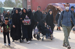 راهپیمایی اربعین حسینی(ع) در جاده نجف-کربلا/عکاس:طاها نظیری