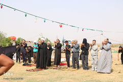 راهپیمایی اربعین حسینی(ع) در جاده نجف-کربلا/عکاس:طاها نظیری