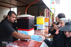 راهپیمایی اربعین حسینی(ع) در جاده نجف-کربلا/عکاس:طاها نظیری