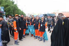 راهپیمایی اربعین حسینی(ع) در جاده نجف-کربلا/عکاس:طاها نظیری